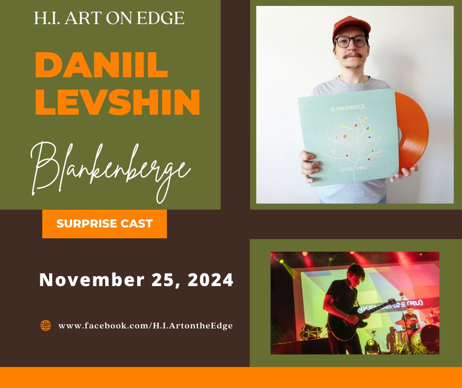 SurpriseCast_'s tweet photo. SURPRISE CAST
Daniil Levshin,  Blankenberge
Monday, November 25

Hear a rare interview with this charming guitarist! We discuss life in St. Petersburg, Blankenberge music, and more. 
@blankenbergerus @decayfm #automaticmusic
#saintpetersburg #shoegaze #dreampop #podcast https://t.co/2jCLs9IblG