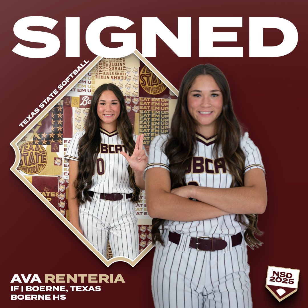 𝐒𝐢𝐠𝐧𝐞𝐝✍️ #EatEmUp 

Welcome to the Bobcat family, <a href="/avarenteria27/">Ava Renteria</a>!