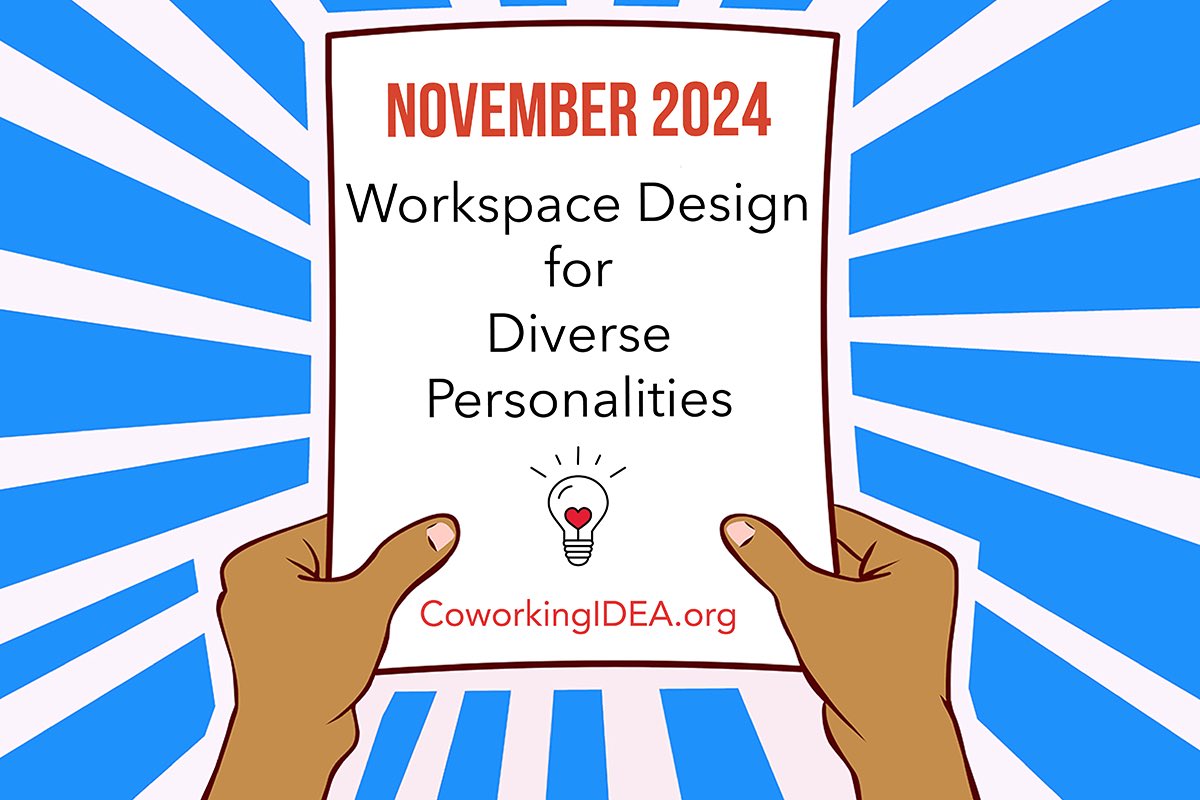 CoworkingIdea's tweet image. Lucy McInally of The Inclusive Coworker issues this month’s #coworking IDEA Challenge: Designing Workspaces for Diverse Personalities. 

To learn more, take the challenge &amp;amp; register for the workshop December 4th! 

coworkingidea.org/2024/11/01/nov…

#neurodiversity #designforinclusion