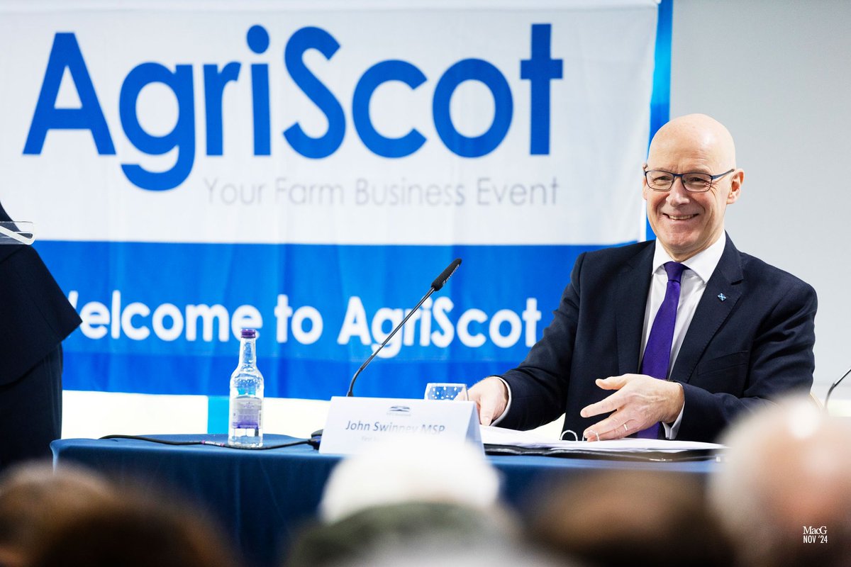 AgriScot (@agriscot) on Twitter photo 🗣️Did you miss the First Minister John Swinney MSP during the <a href="/NFUStweets/">NFU Scotland</a> seminar at #AgriScot24 this morning?
🎥👀The live recording is now available to watch back on our website, via the video hub: agriscot.co.uk/video-hub/ 🗣️Did you miss the First Minister John Swinney MSP during the <a href="/NFUStweets/">NFU Scotland</a> seminar at #AgriScot24 this morning?
🎥👀The live recording is now available to watch back on our website, via the video hub: agriscot.co.uk/video-hub/