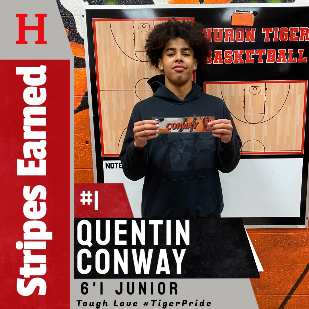 Huron Basketball (@basketballhuron) on Twitter photo 🚨 First Stripes Earned 🚨
🔴 Congratulations
🏀 Junior: Landon Hohler
<a href="/hohler_landon/">Landon Hohler (2026)</a>
🏀 Junior: Quentin Conway
<a href="/Quentin11_/">Quentin Conway</a>
#TigerPride🐅 🚨 First Stripes Earned 🚨
🔴 Congratulations
🏀 Junior: Landon Hohler
<a href="/hohler_landon/">Landon Hohler (2026)</a>
🏀 Junior: Quentin Conway
<a href="/Quentin11_/">Quentin Conway</a>
#TigerPride🐅