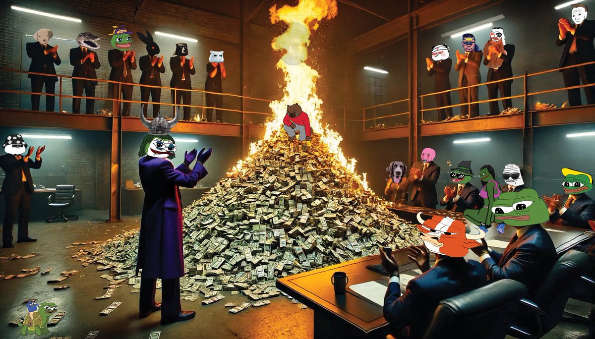 0xHemmi's tweet image. You thought I was going to wait for all of you to follow me, didn't you...

10. Million. $FJO burned. That is 10% of the total supply that will ever exist.

4m USD worth in one shot, to the incinerator.

Gm.