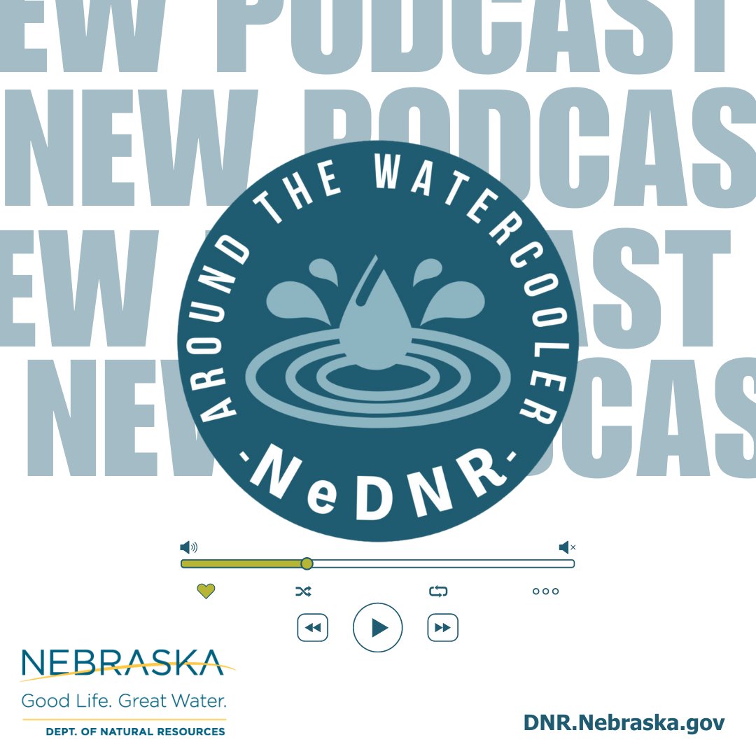 NebraskaDWEE's tweet photo. Want something new to listen to? Check out our podcast! Available on all major streaming platforms. #WaterWednesday #NeDNR
Listen here:
Podbean: https://t.co/c4w4j1N3Vg
Spotify: https://t.co/XkxByTlWSL
YouTube: https://t.co/z7lx8T5Rub https://t.co/gHxudzSfBL