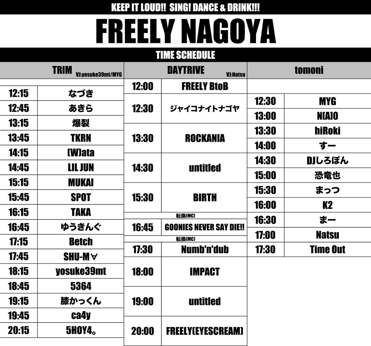 DJ_KENSUKE's tweet photo. 3会場だったw https://t.co/JPdqOkiG73