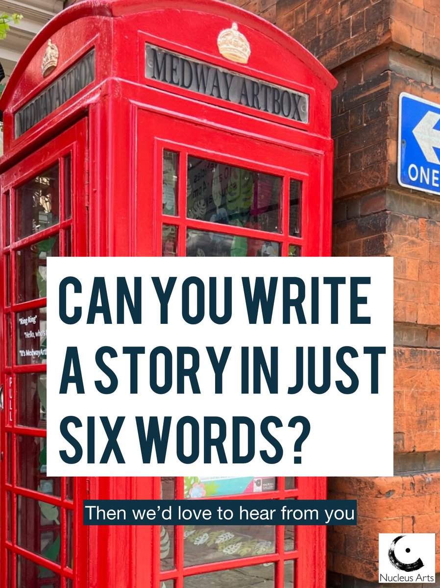 During December, MedwayArtBox will be covered in mini-tales…we’d love every single one of them to be written by you!

We need 168. Can you help? Submit yours here forms.gle/Z6NL175savVqZr…

Deadline Mon 2 Dec 4pm

#sixwordstory #medwayriverlit #litfest #medway #medwayartbox