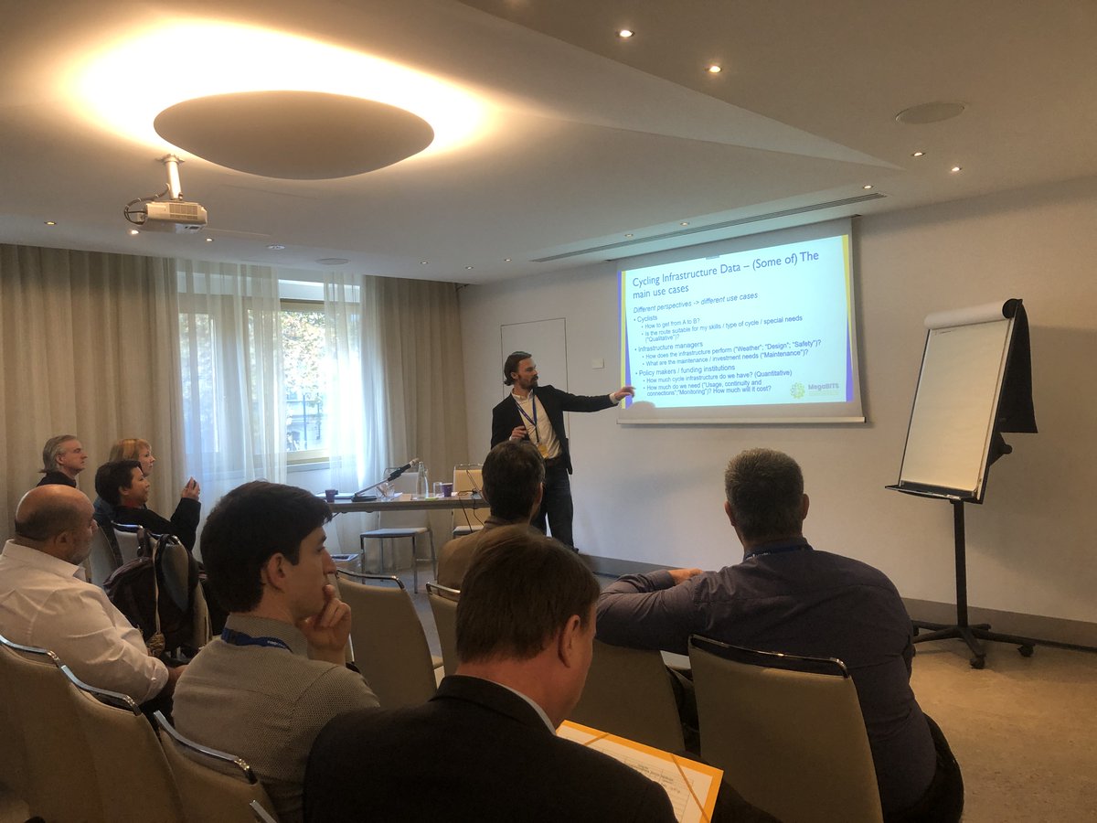 Our Project Manager Samuel Pierce attended the #NAPCOREMobilityDataDays in Turin! The organization coordinates and harmonises more than 30 mobility data platforms across Europe.
The session focused on cycling data standards, covering infrastructure, real-time data &amp; parking.