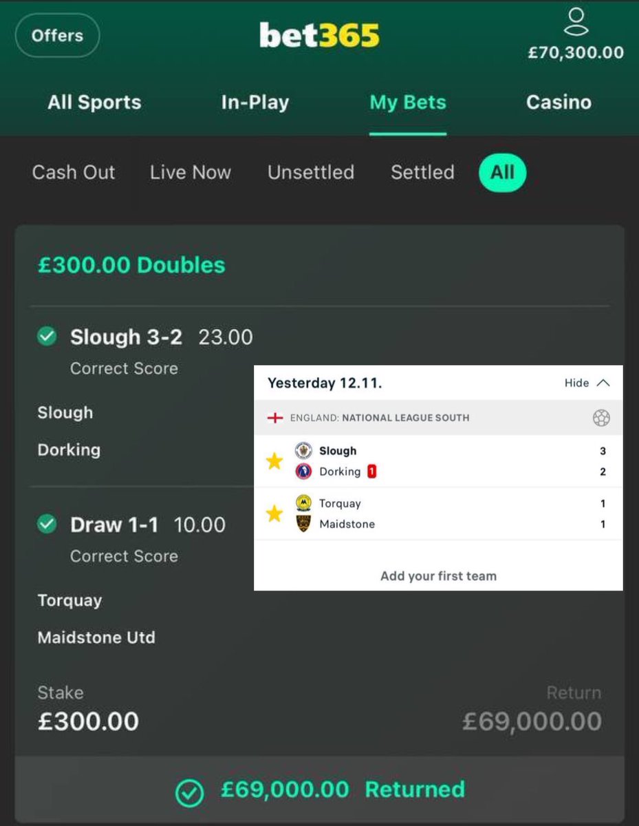 VIP RECAP:- VIP Games Won Successfully💰🏆✅

I need just 25 members to join my Free VIP channel where I post two correct scores daily. Just Click On the Link in my Bio and get the Correct Score

#GamblingTwitter #GamblingX #SportsGambling #SportsBettingX #sportsbettor #betting