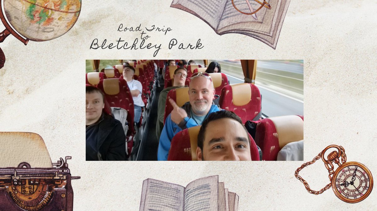 BangorCSEE's tweet photo. Road Trip to #bletchleypark.
#NationalEngineeringDay
#EngineerBetterLives
#TuringLegacy
#EnigmaCode
#mathsandcode
#codebreakers
#WWIIcodebreaking https://t.co/Bh2y9FMt8T