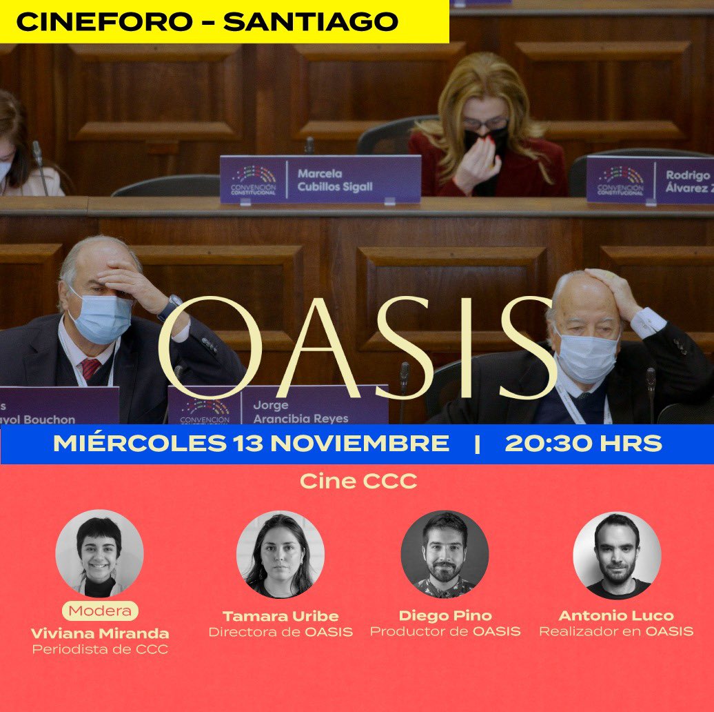 Hoy OASIS con cabritas en el <a href="/cineccc/">cineccc</a> 
¡Los esperamos! 🏝️🏝️ #oasis