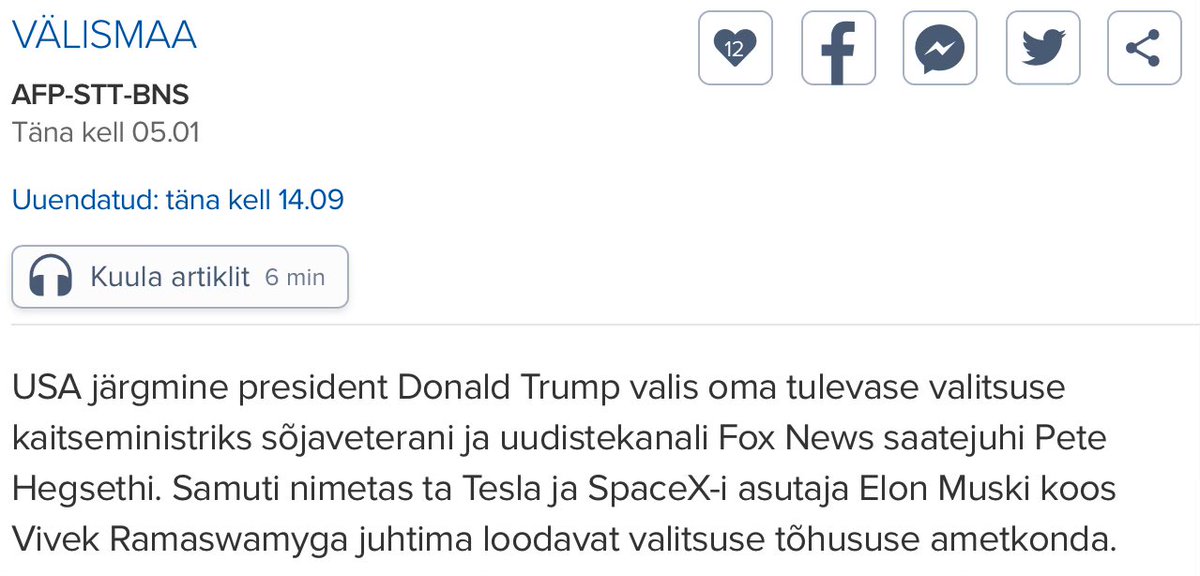 “Samuti nimetas ta Tesla ja SpaceX-i asutaja Elon Muski …”

Lihtsalt 🤦‍♂️ <a href="/err_ee/">Rahvusringhääling</a>. Kontrollige oma alternatiivseid allikaid

err.ee/1609520050/tru…