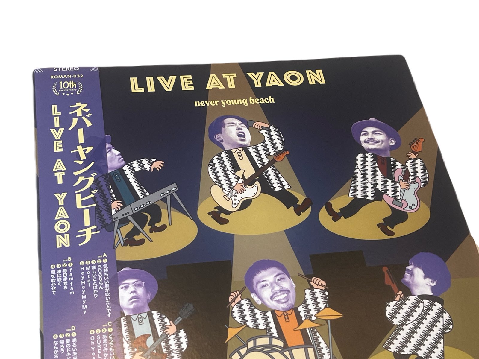 LIVE AT YAON never young beach 2枚組 レコード