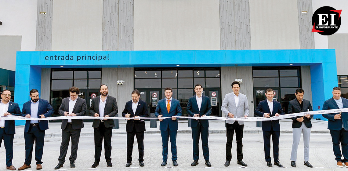 ElInformanteMX's tweet photo. Inaugura @amazonmex segundo #CentroDeEnvío en #Monterrey

Este #NuevoCentro, con una superficie de más de #35Mil #MetrosCuadrados, podrá almacenar más de #900Mil #productos.
Tags: @nuevoleon @samuel_garcias
https://t.co/XPtGqucGiD https://t.co/xULjrTHDsU