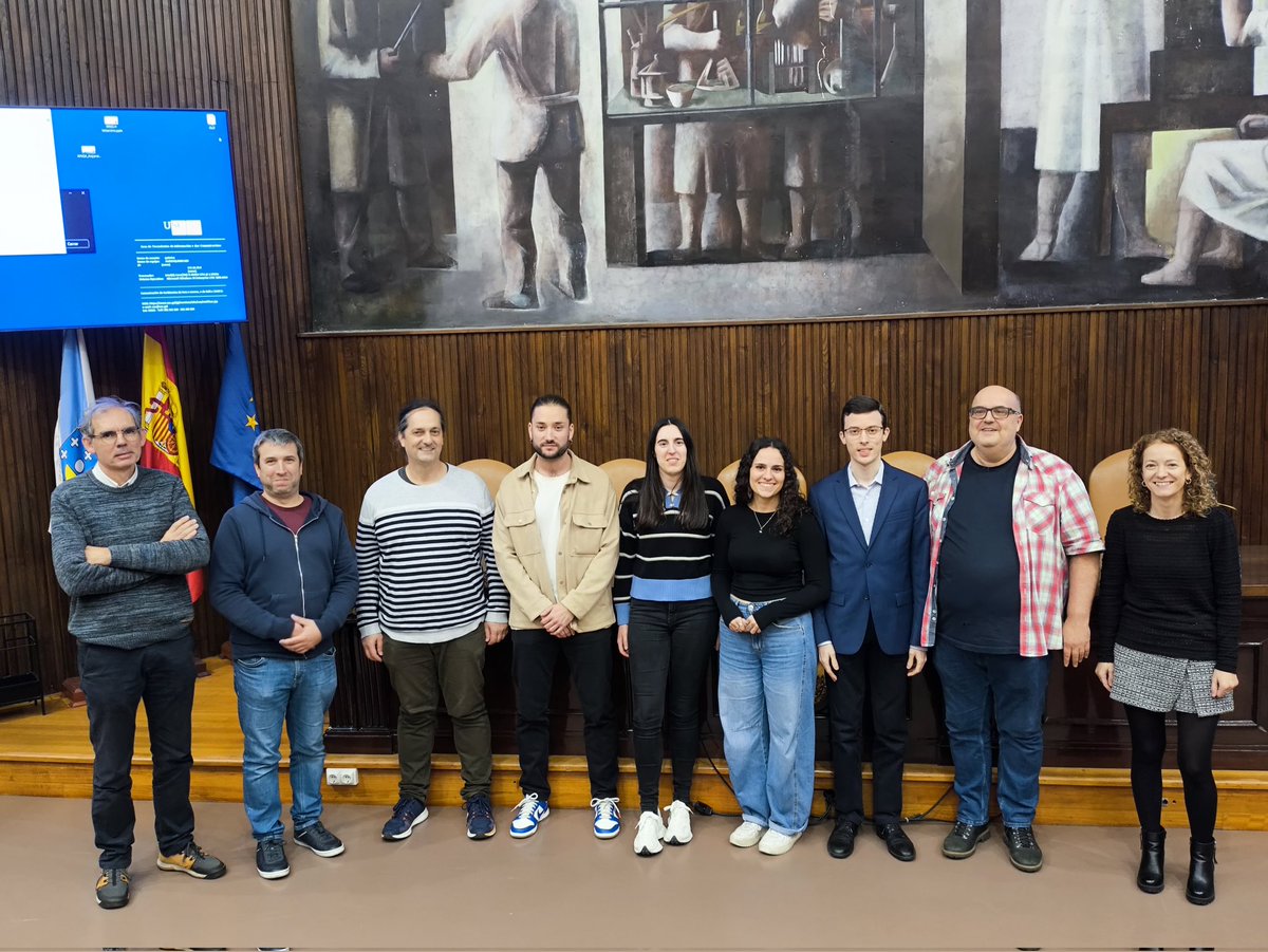 Os premiados da IV Xuntanza de Investigador@s Nov@s no ámbito da Química na sesión máster foron Laura Parada e David Montoto.  E na sesión doutoramento Ana Seijas e Adrián Rivas. Noraboa! 👏🏼👏🏼