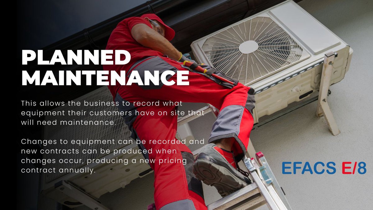 Make planning and scheduling maintenance straightforward with EFACS E/8 ERP. ⏳ 

Take a look at the benefits and the overall functionality below: profitsflow.com/spotlight-seri…