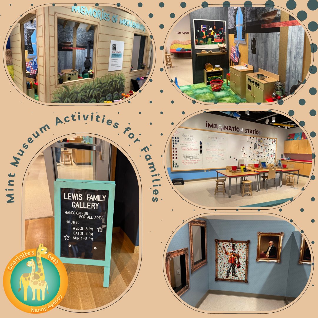 Charlottesbestnanny (@cltbestnanny) on Twitter photo It is getting cooler, and you may be looking for indoor activities for your children. <a href="/TheMintMuseum/">The Mint Museum</a> locations offer fun, family-friendly activities. They also have a hands-on kid's area called The Lewis Gallery in Uptown. For more information visit: ow.ly/FY6h50TUTI3 It is getting cooler, and you may be looking for indoor activities for your children. <a href="/TheMintMuseum/">The Mint Museum</a> locations offer fun, family-friendly activities. They also have a hands-on kid's area called The Lewis Gallery in Uptown. For more information visit: ow.ly/FY6h50TUTI3