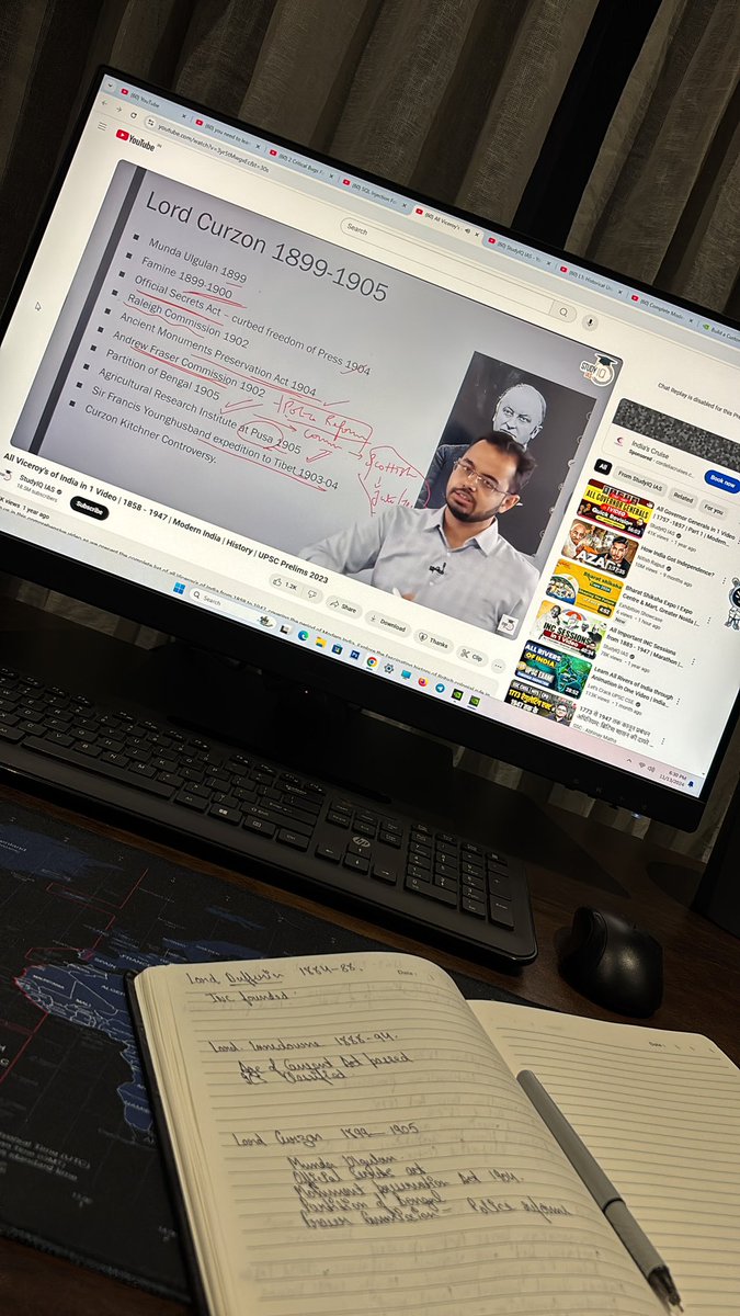 Some Upsc stuff too 🫰🏻👀