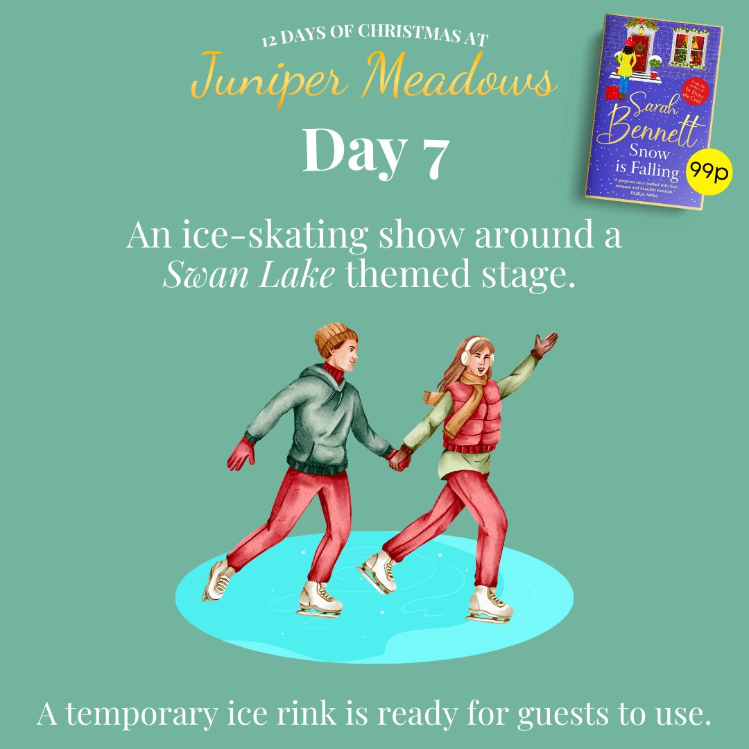 Boldwood Books (@boldwoodbooks) on Twitter photo 7 swans a-swimming 🦢
On the 7th day of Christmas, Juniper Meadows residents are invited to watch an ice-skating show around a Swan Lake themed stage (and to have a skate themselves) ⛸️
From Snow is Falling by <a href="/Sarahlou_writes/">Sarah Bennett</a> ❄️ mybook.to/snowisfallingb… 7 swans a-swimming 🦢
On the 7th day of Christmas, Juniper Meadows residents are invited to watch an ice-skating show around a Swan Lake themed stage (and to have a skate themselves) ⛸️
From Snow is Falling by <a href="/Sarahlou_writes/">Sarah Bennett</a> ❄️ mybook.to/snowisfallingb…