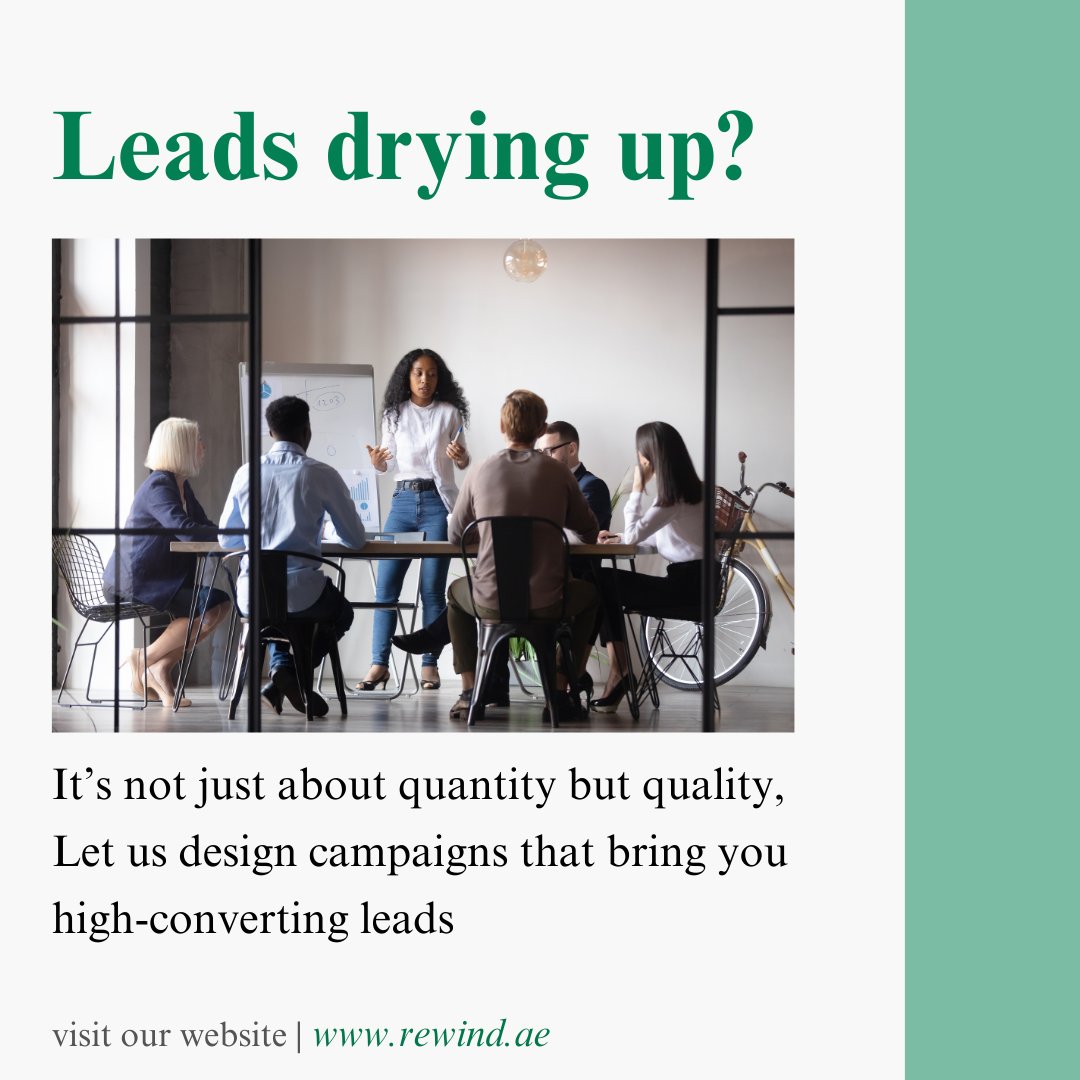 rewinduae's tweet photo. Struggling with leads? 🤔 It’s not just about getting more; it’s about getting the right ones. Let us craft campaigns that deliver high-quality, high-converting leads for your business!

📱 +971 524063000
🌐 https://t.co/8aiuP0X86X

#rewindproductions #digitalmarketing #dubai https://t.co/dZN1TxszNC