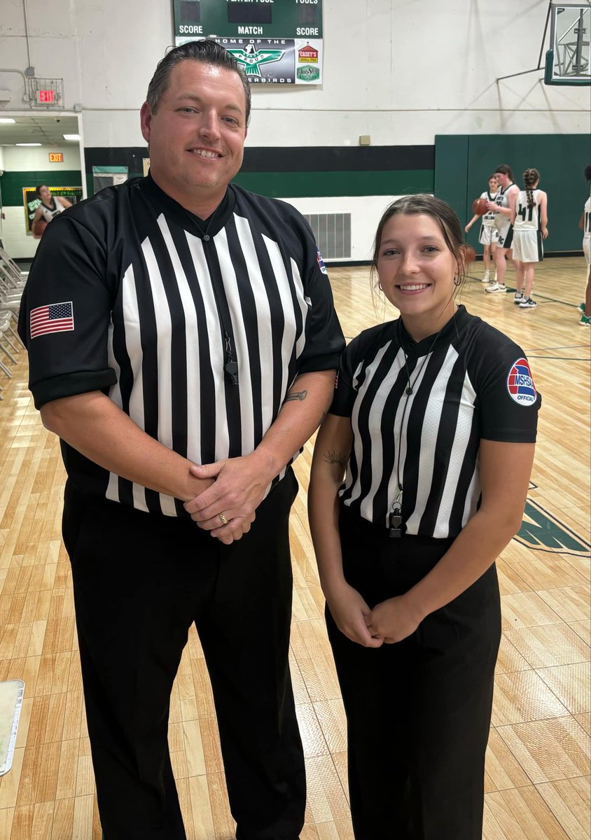 CBOA officials Chris Kendrick and Kamryn Kendrick (Jr. @ Battle) officiated their first game together last night at North Callaway. 

Both Chris and Kamryn are some our newest members to the CBOA!!! Welcome Chris and Kamryn!!! <a href="/MSHSAAOrg/">MSHSAA</a>