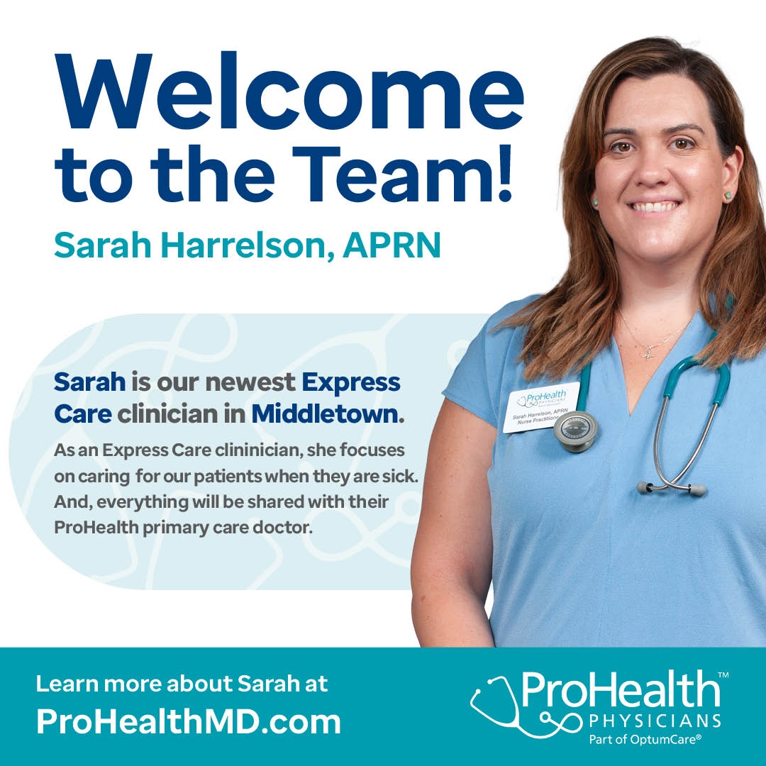 Let's give a warm welcome to Sarah Harrelson, APRN. Sarah is an Express Care clinician. Sarah's journey into health care began when she took care of her special needs brother as a child. Sarah stays active by hiking, running and dancing. We’re thrilled to have Sarah on board.