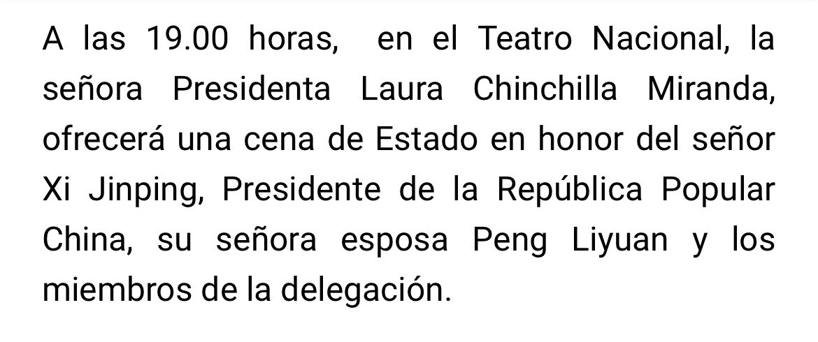 OttoGuevaraG's tweet photo. Contrastes de la visita oficial de los presidentes de China y El Salvador. El día de ayer la ex presidente @Laura_Ch hizo una publicación criticando la visita del presidente @nayibbukele de El Salvador a Costa Rica, sin embargo no tuvo ningún reparo para rendir Honores de Estado al presidente de China en junio del 2013, acompañada por los jerarcas de todos los poderes del Estado, incluyendo al jerarca del TSE. ¿China ejemplo de democracia, respeto de derechos humanos, pluralidad política y elecciones libres, libertad de expresión, separación de poderes, respeto de la autonomía de Taiwán y el Tíbet?  ¡Ve vos!