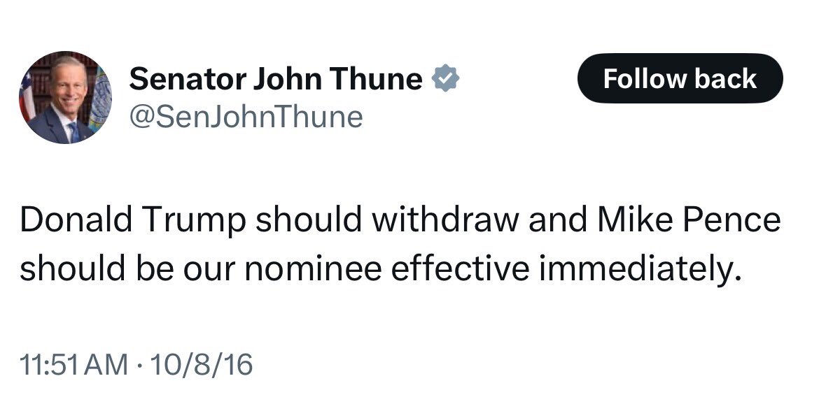 JackWhiteforGA's tweet photo. This is why @SenJohnThune isn’t an acceptable option. #RickScott is the only option. Thune’s loyalty is to the bureaucrats of Washington not to the people of America. Pray our senators make the one logical choice today. #RickScott4SenateLeader https://t.co/LfPUrRTO9Z