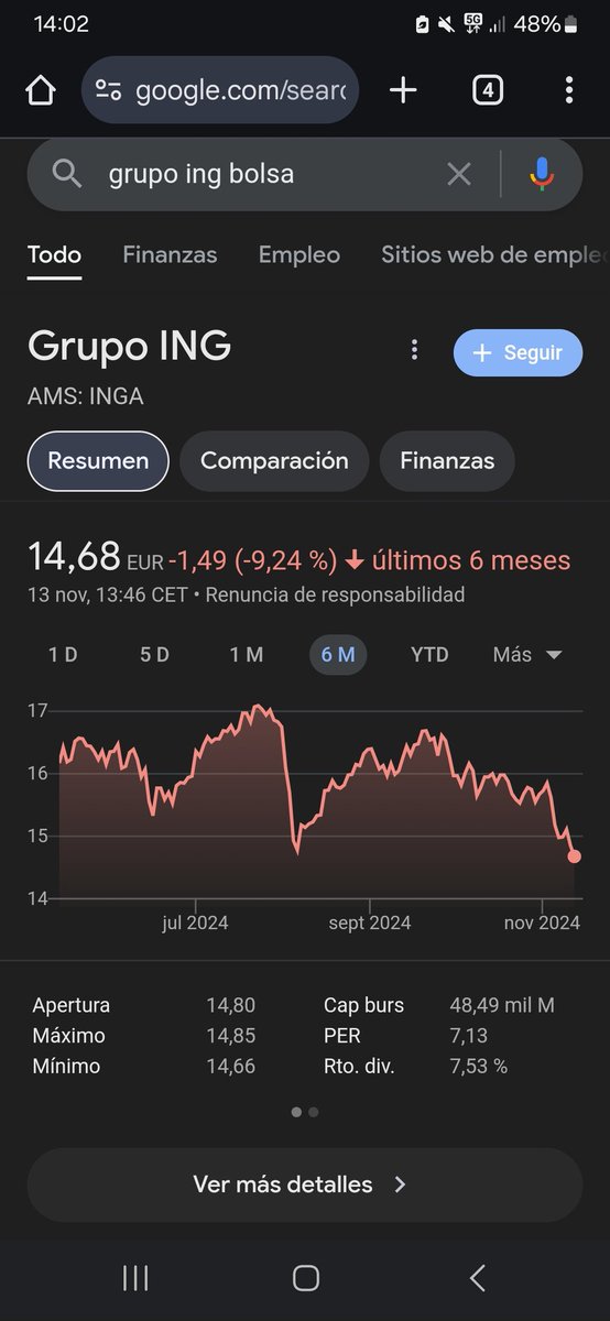 CumplyMax's tweet photo. @jacktroy1998 @JuntsPelCirc @Larajerez @navedelmisterio @ING_es Por que pones de última fecha el 2023, estando en 2024?? Por curiosidad...
Fecha 2024 últimos 6meses... https://t.co/mor0vmeHpj