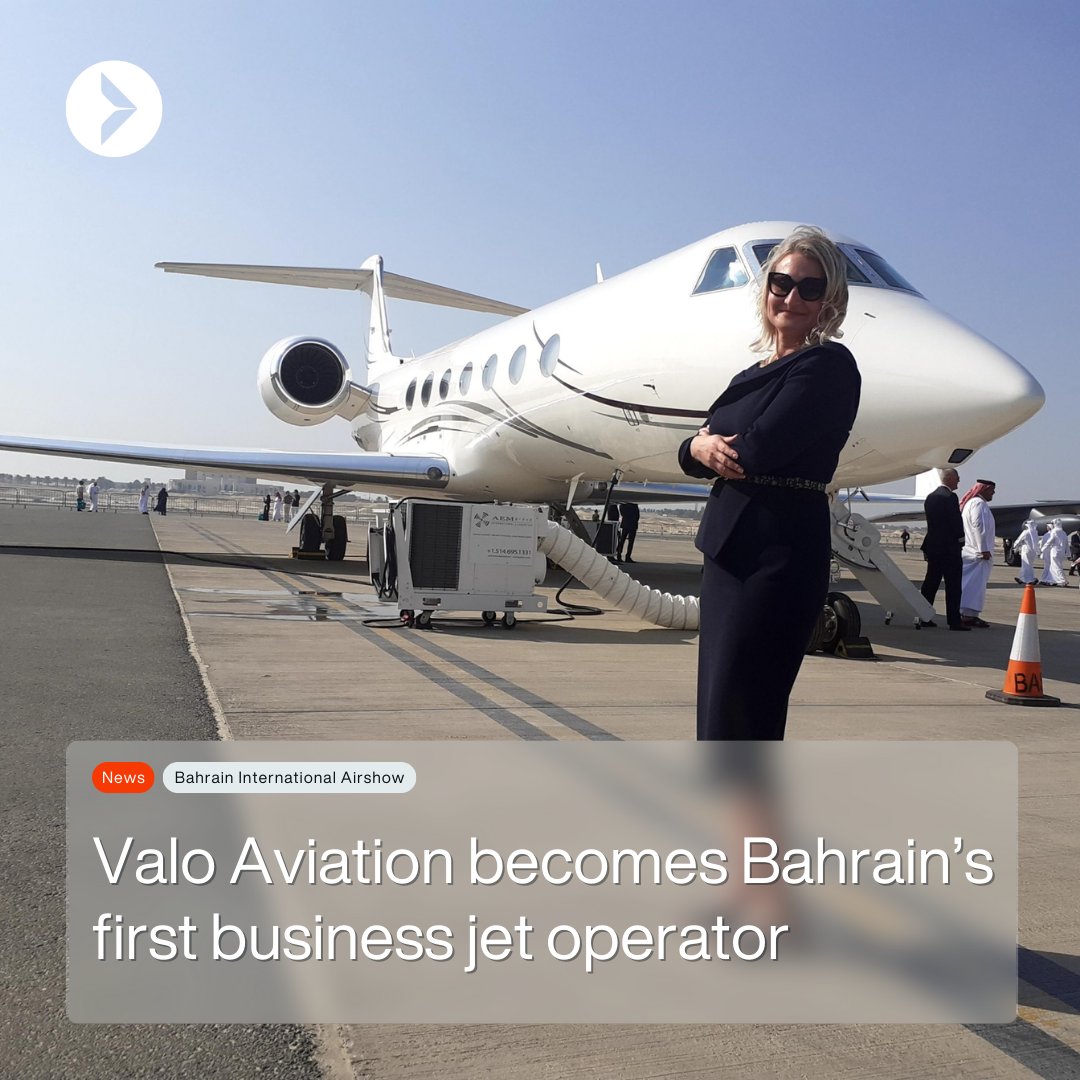 Aerospace Global News (@aero_globalnews) on Twitter photo Following today’s receipt of its Bahraini Air Operators Certificate (AOC), Valo Aviation has become the Kingdom’s inaugural business jet operator.
We caught up with CEO Hannah Hakamo at <a href="/BahAirshow/">Bahrain Int. Airshow</a>➡️aerospaceglobalnews.com/news/valo-avia…
#Aviation #BIAS2024 #Bahrain #Airshow Following today’s receipt of its Bahraini Air Operators Certificate (AOC), Valo Aviation has become the Kingdom’s inaugural business jet operator.
We caught up with CEO Hannah Hakamo at <a href="/BahAirshow/">Bahrain Int. Airshow</a>➡️aerospaceglobalnews.com/news/valo-avia…
#Aviation #BIAS2024 #Bahrain #Airshow
