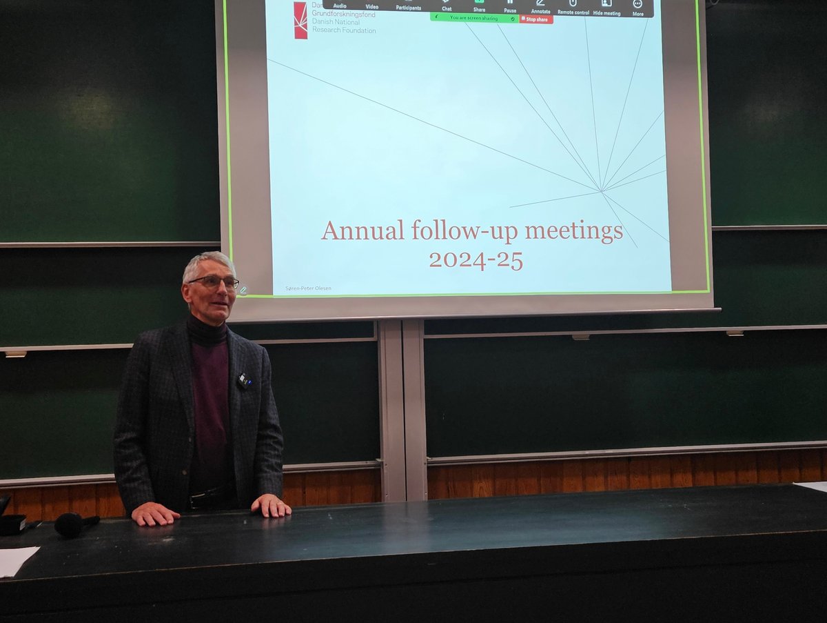 VOLT - Center for Volatile Interactions (@volt_center) on Twitter photo Today, <a href="/GrundforskFond/">Danmarks Grundforskningsfond</a> came to VOLT for their annual visit to learn more about the #research being done here. Director Søren-Peter Olesen began by introducing the DNRF and its goals. Today, <a href="/GrundforskFond/">Danmarks Grundforskningsfond</a> came to VOLT for their annual visit to learn more about the #research being done here. Director Søren-Peter Olesen began by introducing the DNRF and its goals.