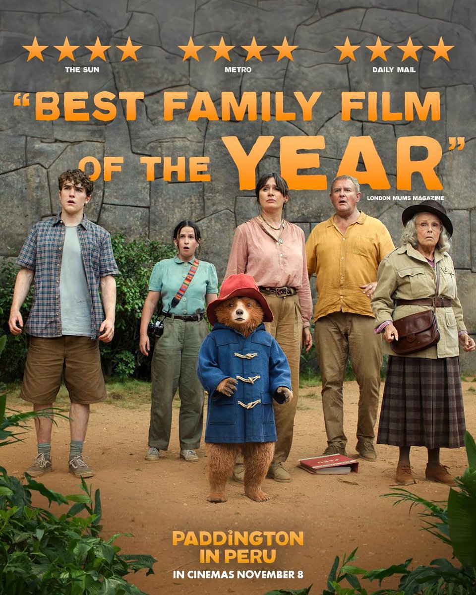 🧸I screened "Paddington in Peru" yesterday! Wow! Totally 💯 ❤️! <a href="/StudiocanalUK/">StudiocanalUK</a>