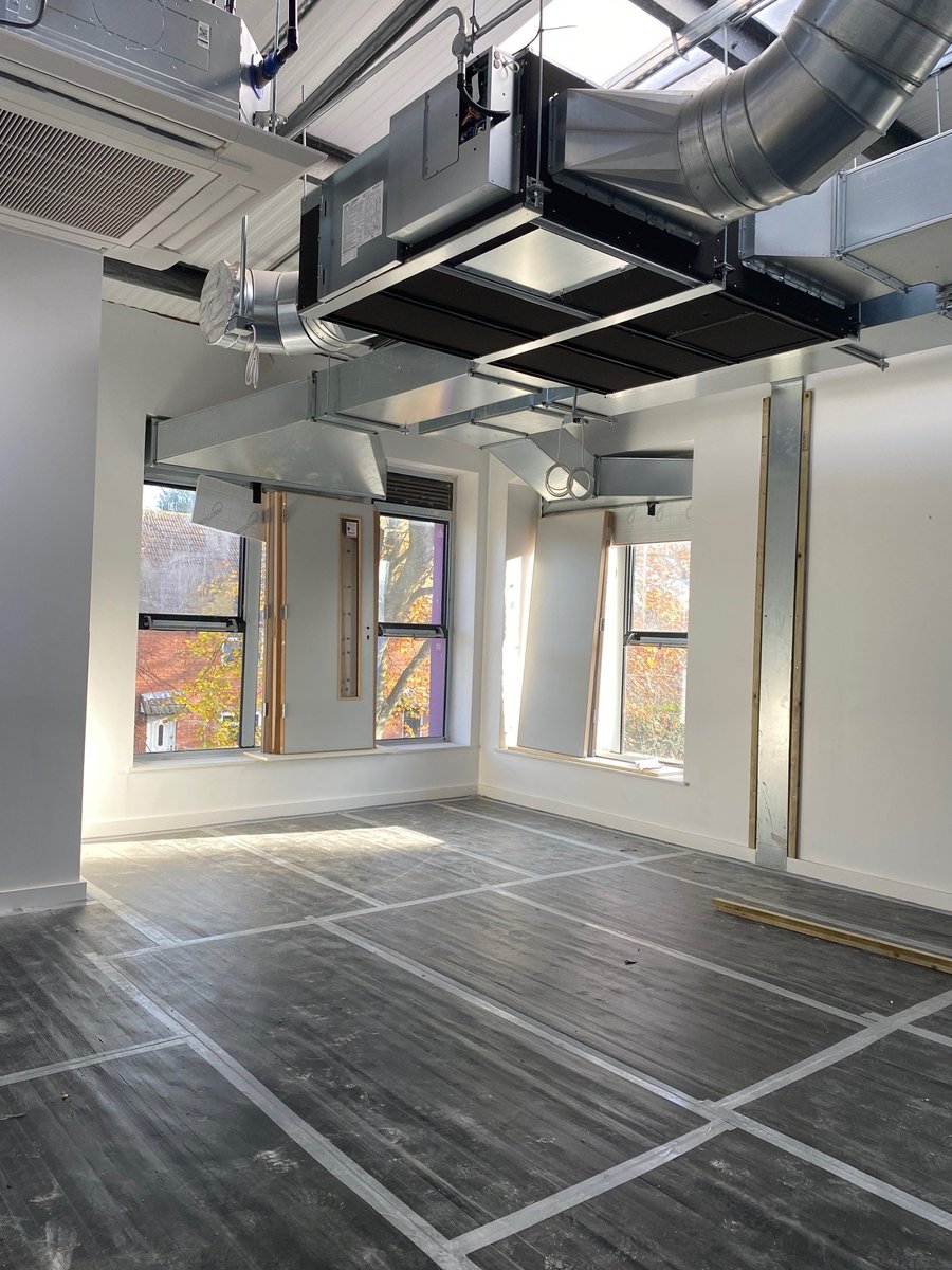 The rendered boxes at the St Giles Community Centre have now been completed and works internally are well underway. This fantastic new facility will be handed over to the <a href="/YMCALincs/">YMCA Lincolnshire</a> in a matter of weeks! 👏