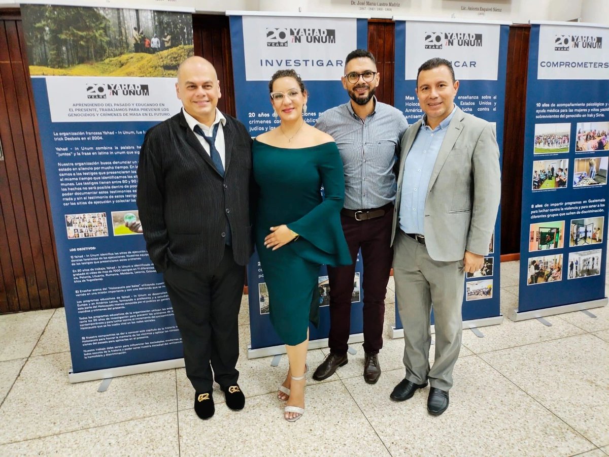 yahadinunum's tweet image. The official launch included the presentation of the Spanish-language version of &quot;The Holocaust by Bullets&quot;, a pioneering book by our President and founder, Father Patrick Desbois.

#BeyondMemory