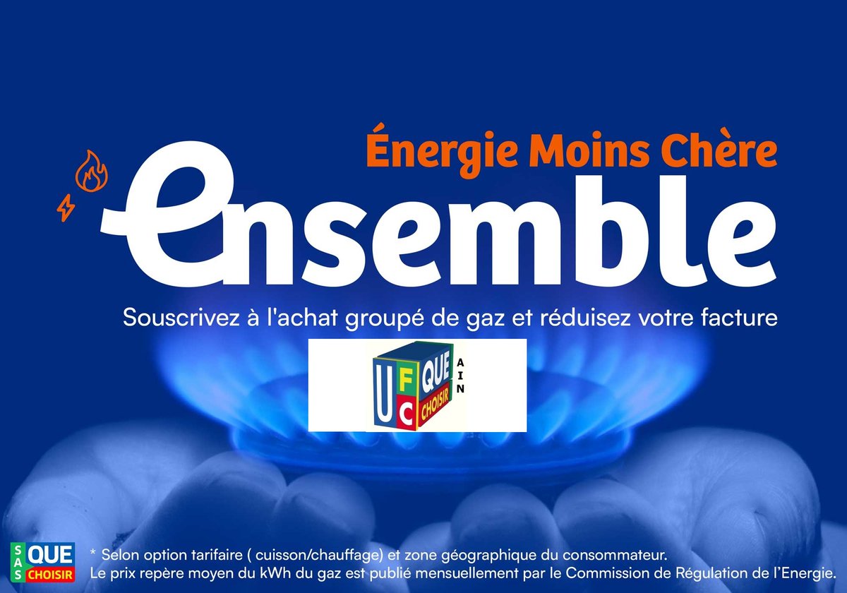 ainquechoisir's tweet photo. 👉 https://t.co/n5iEOjT2KL

#énergiemoinschèreensemble #ufcquechoisirdelain #achatgroupé https://t.co/7aSTUoqxXA