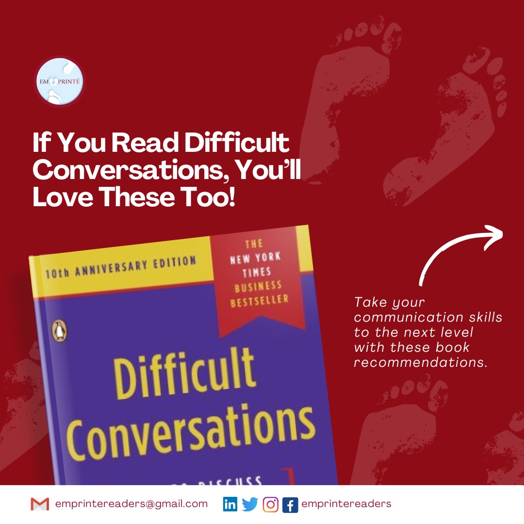 emprintereaders's tweet photo. The beautiful thing about being a book lover is that you can never run out of options on what to read, no matter the topic!🤭💃🏻💃🏻
Check out these amazing books about conversations and communication and make sure to add to your library.
You're welcome!🤩❤️
#books #emprinte https://t.co/OTXwVZrukx