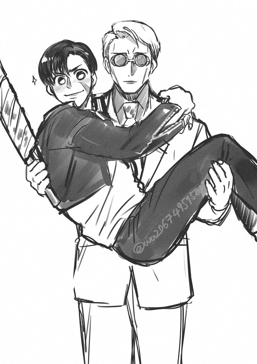 攻を簡単に持ち上げる受が好きっていうラクガキのif灰七