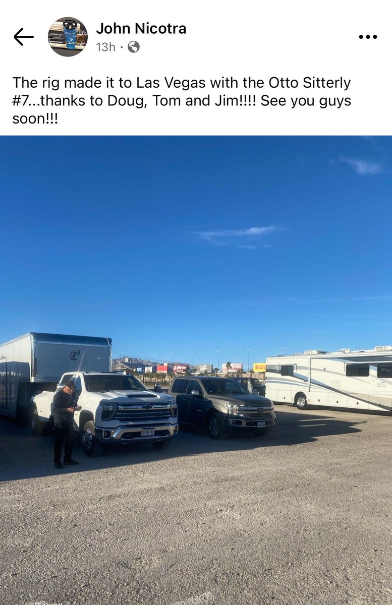 AllThingsSuperm's tweet image. The @NicotraRacing team has completed the trip from @carawayspeedway to @LVMotorSpeedway Bullring for this weekends @OWShowdown 

@OttoSitterly 

#Supermodifieds #LasVegas