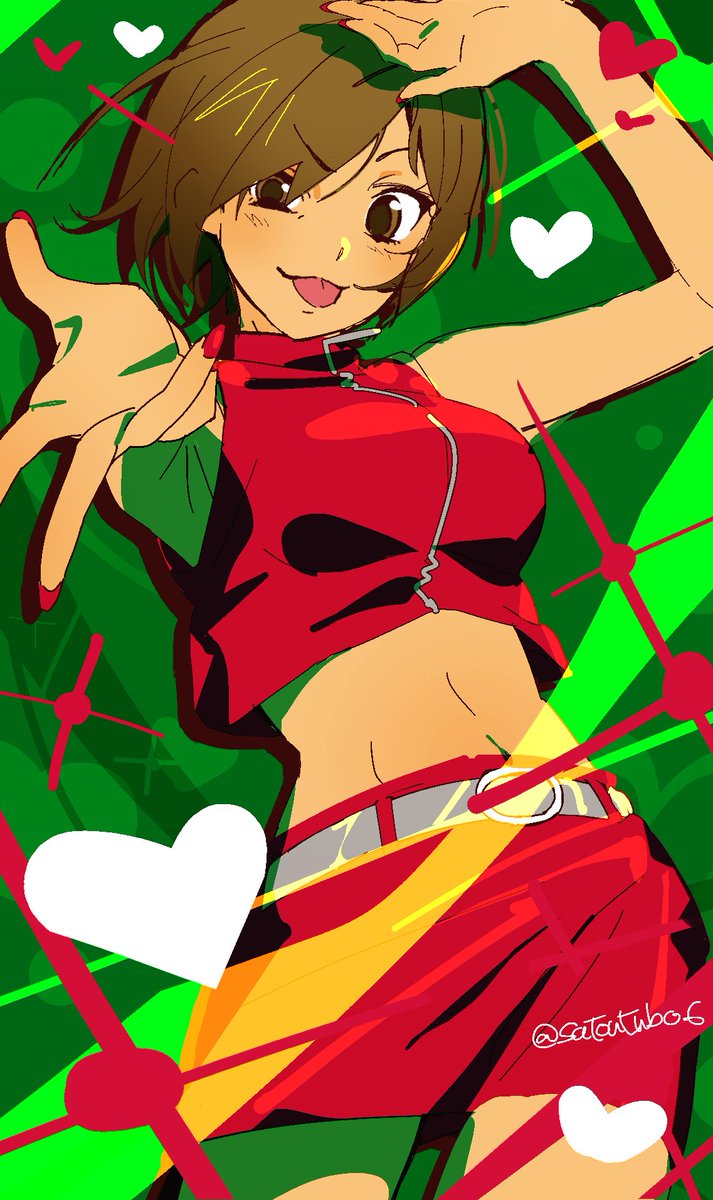 メイコ(VOCALOID) 「MEIKOは平成ギャルかわいい #MEIKO 」|佐藤のイラスト