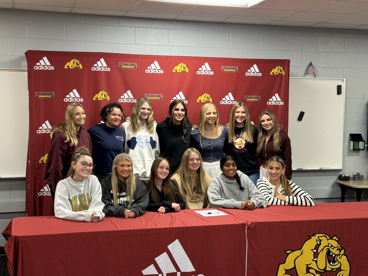 BHS_GirlsBsktbl's tweet photo. Congratulations to Reagan Sulaver! She  signed her NLI this morning to play soccer at Western Michigan! We are so proud of you! https://t.co/NDZhHEdSDG