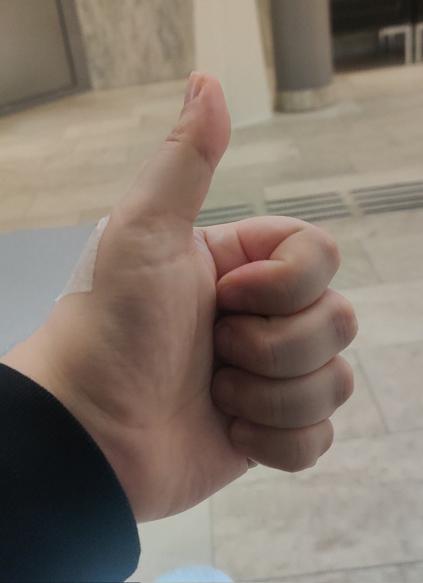 I lived, bitch 
(it was a pretty routine operation and my life was never really in danger but i was still nervous and happy its over)