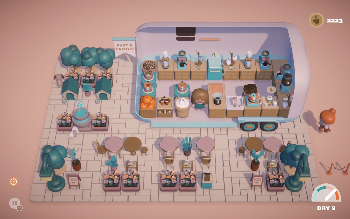 myPotatoGames's tweet image. Last chance - I am still sharing a few copies of Coffee Caravan in celebration of the new Ice Cream World update!

If you want to be considered simply let me know in any way you like and wishlist the game! 🥰

Coffee Caravan is a wholesome and cozy cafe and ice cream management…