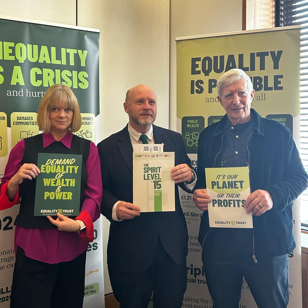 The Equality Trust @equalitytrust.bsky.social (@equalitytrust) on Twitter photo The only way out of the UK's entrenched crises is action on inequality. It was great to be in parliament today hosted by <a href="/liambyrnemp/">Liam Byrne MP</a> and with experts <a href="/ProfKEPickett/">Kate Pickett</a> and <a href="/ProfRGWilkinson/">Richard G Wilkinson</a> to discuss the way inequality has changed over the last 15 years – and how we can escape it! The only way out of the UK's entrenched crises is action on inequality. It was great to be in parliament today hosted by <a href="/liambyrnemp/">Liam Byrne MP</a> and with experts <a href="/ProfKEPickett/">Kate Pickett</a> and <a href="/ProfRGWilkinson/">Richard G Wilkinson</a> to discuss the way inequality has changed over the last 15 years – and how we can escape it!