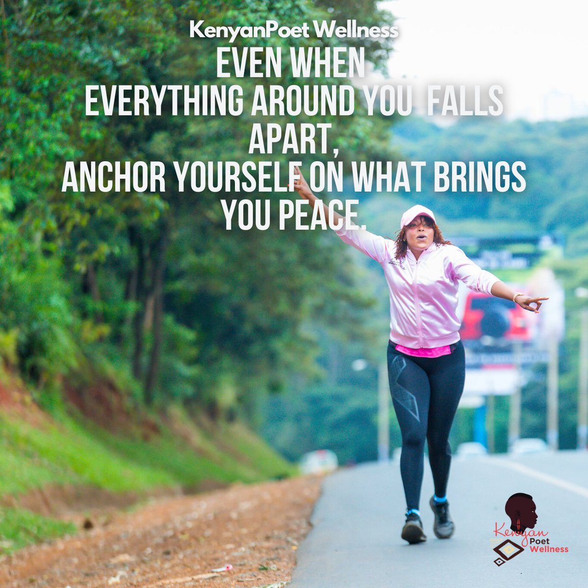 KP_Wellnes's tweet image. Quote of the day :Wednesday 🦉 Wisdom 💭

📸:courtesy of @nessmutiga 

Even when 
everything around you  falls apart,
anchor yourself on what brings you peace.

#inspiringhumanstorun #KenyanRunners #KenyanRunningCommunity #Run #Running #inspiringhumanstorun #RunninginKenya #Run