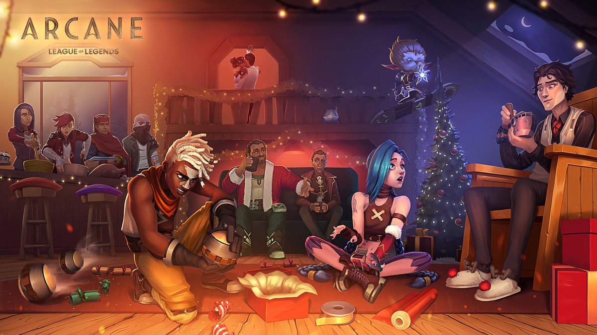 wallpapers2697's tweet photo. #Arcane #Jinx #VI #LOL https://t.co/tTKiAoE6MW