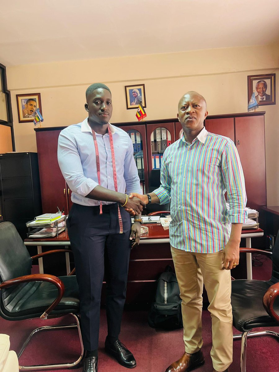 “Crafting this suit is more than tailoring; it’s about capturing the essence of leadership and impact in every stitch.” Ethan Kaweesi. 

Another masterpiece yet to come from Mbio Za Mungu.