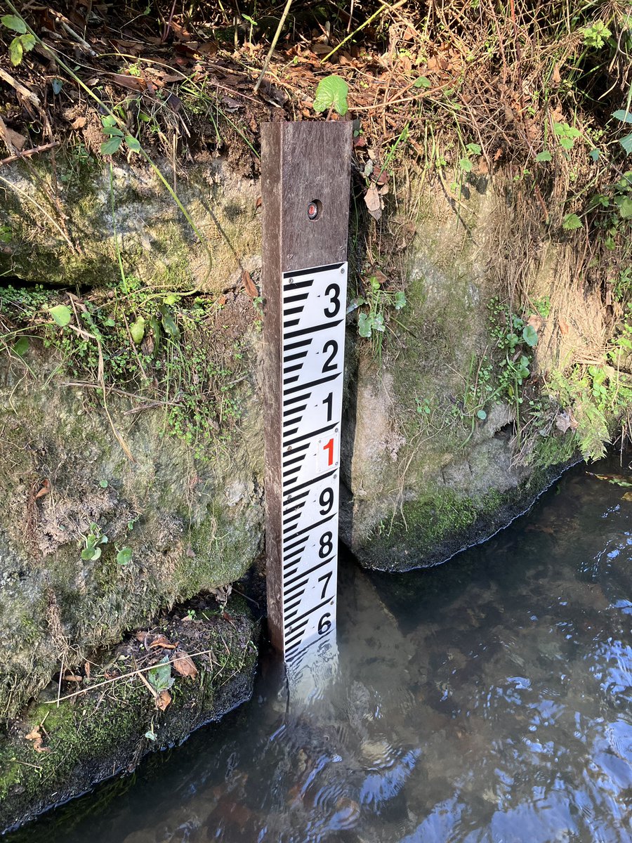 xrunnerwill's tweet image. A lovely late autumn day to sign off a project completed by always brilliant @EnvAgencySW @DCfieldteamsEA.

New public safety fencing and staff gauge at Molingey GS, St Austell

The site is now match fit for its important work flood warning as well as abstraction issues upstream