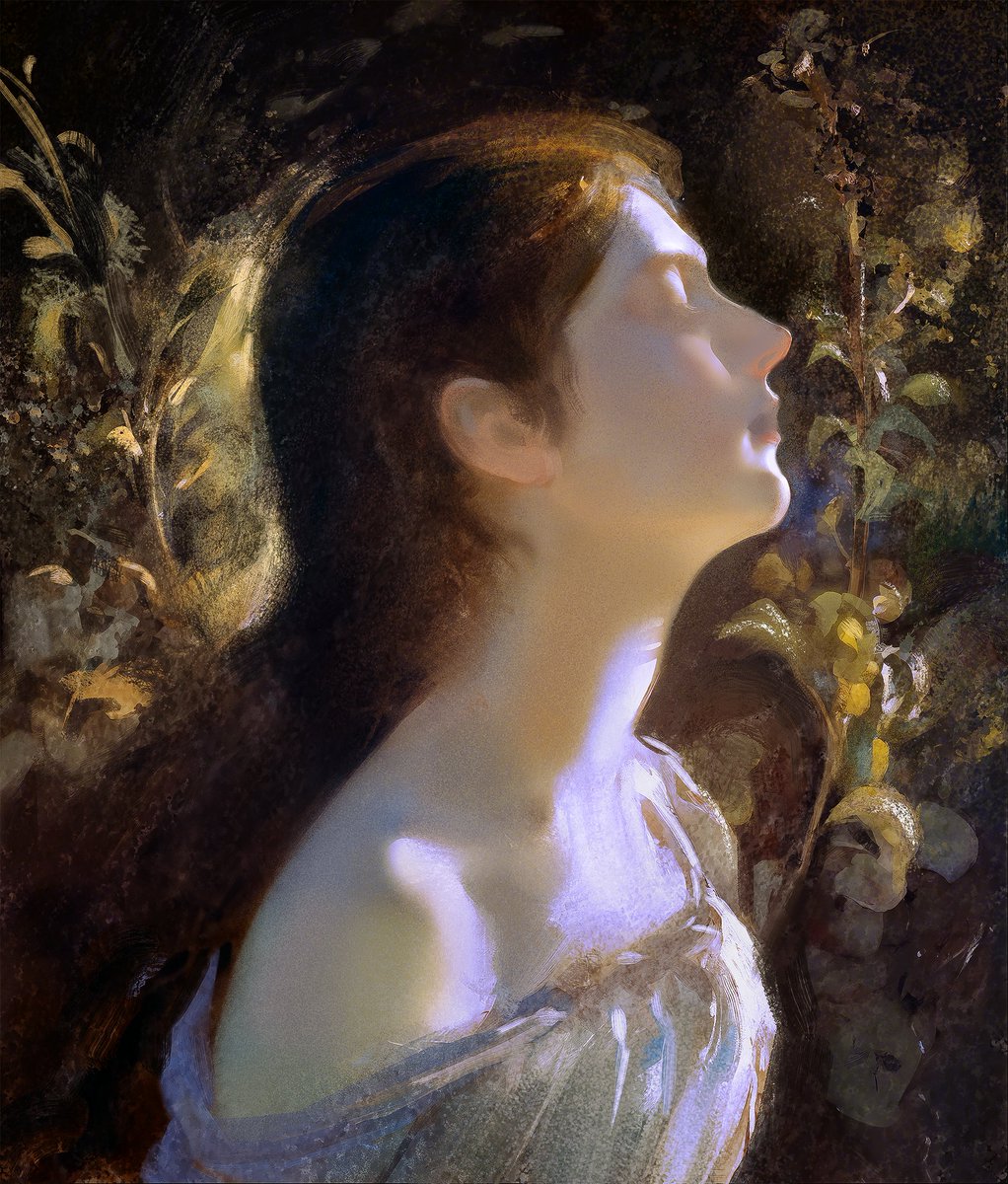 kinda miss just painting portraits