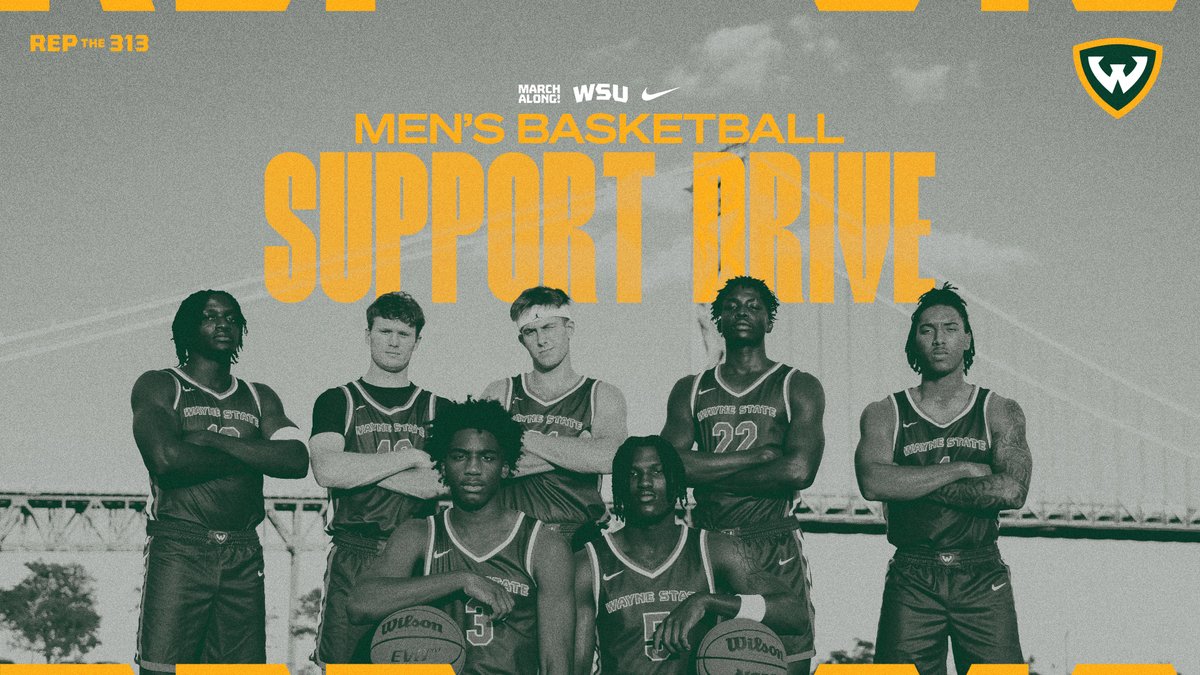 waynestwarriors's tweet photo. #WarriorMBB:  2024-25 Men's Basketball Support Drive

https://t.co/jwwtSvOffr

#REPthe313 https://t.co/6R8M5XlOzl