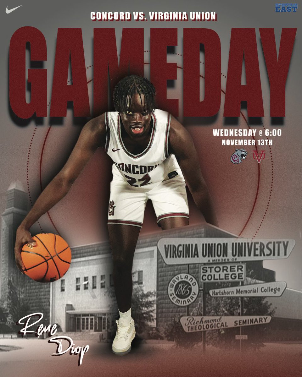 CU_MBB's tweet photo. It’s GAMEDAY and your Mountain Lions have their first game today away at Virginia Union @ 6:00pm tonight! #CUMBB #GRIT https://t.co/gwJubQGWEI