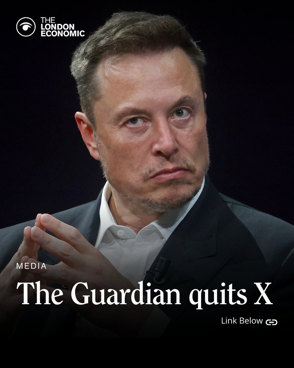 LondonEconomic's tweet photo. The X-odus continues... https://t.co/RDfZgct3p1
