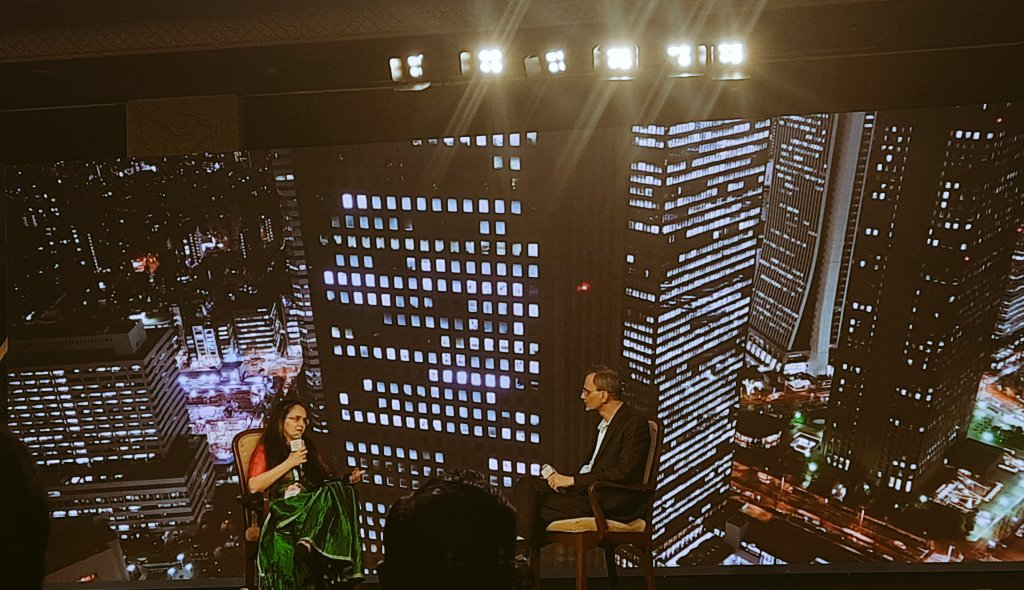 Absolute pleasure hearing Dr. V. Anantha Nageswaran, chief economic advisor, govt of India <a href="/FinMinIndia/">Ministry of Finance</a> in conversation with Prachi Mishra, dept of economics, Ashoka University <a href="/MishraPrac/">Prachi Mishra</a> <a href="/AshokaUniv/">Ashoka University</a> at The Economic Times India Ascends #ETIndiaAscends <a href="/EconomicTimes/">Economic Times</a>